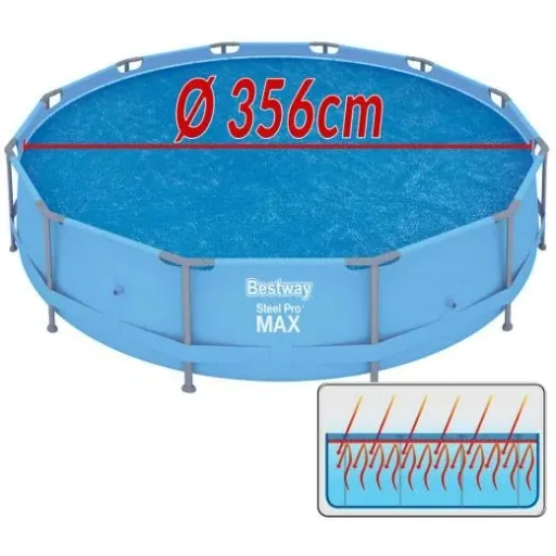 Pool cover à 356 cm for Fast Set Pool à 366 cm