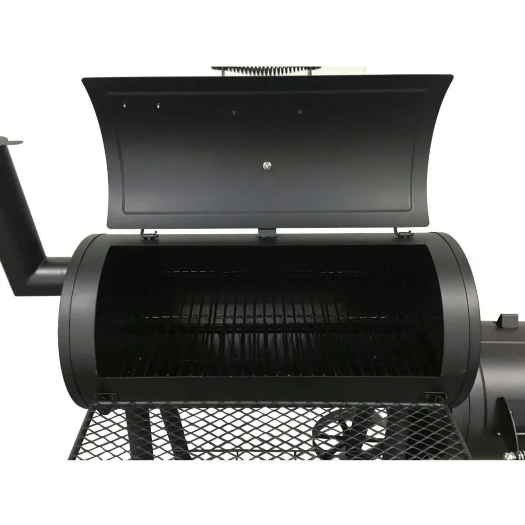 Charcoal Grill Smoker Edmonton 121x122x55cm Black