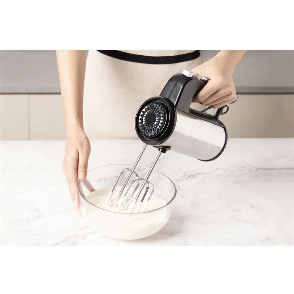 Hand mixer - 5 speed settings - 750W - stainless steel