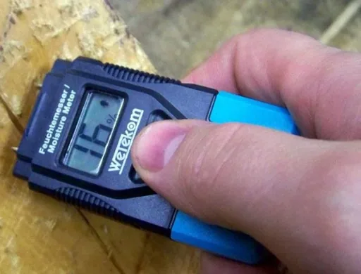 Moisture meter 0 - 60 % - test the moisture content yourself