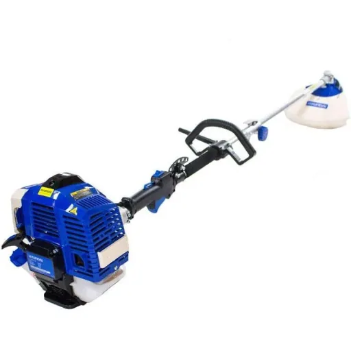 4-in-1 brush cutter, hedge trimmer and chainsaw with petrol engine