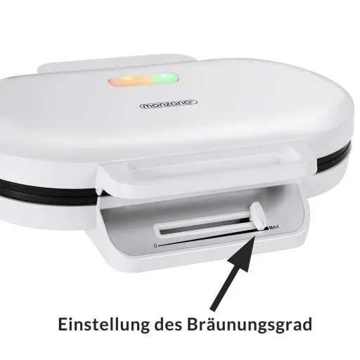 Waffle iron - 1200 W - heart shape