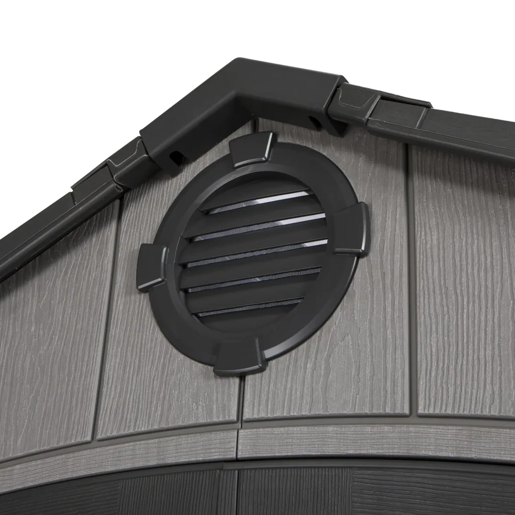 Jupiter tool shed, dark grey, 305 x 244 x 244 cm