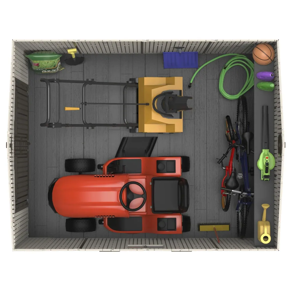 Jupiter tool shed, dark grey, 305 x 244 x 244 cm