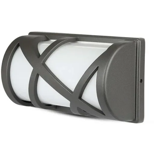 VT-745 Outdoor Wall Light - E27 Socket - Grey