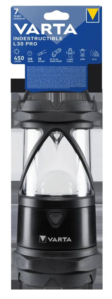 LED camping lantern - L30 Pro Indestructible, shock-absorbing, water- and dust-resistant