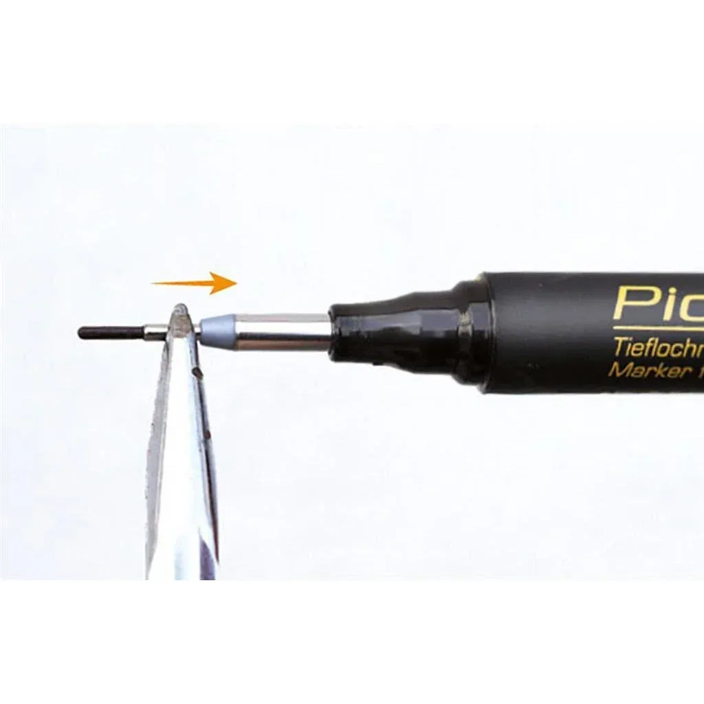 Highlighter 150/40 for deep holes - permanent - blue