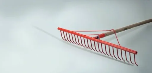 Hay rake 78 cm - leaf rake with 22 tines/ garden rake