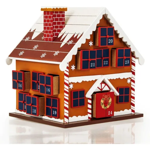 Advent calendar as a winter house - refillable & reusable