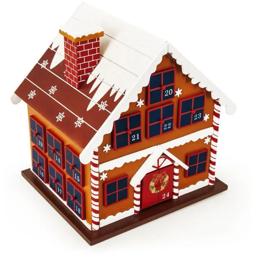 Advent calendar as a winter house - refillable & reusable