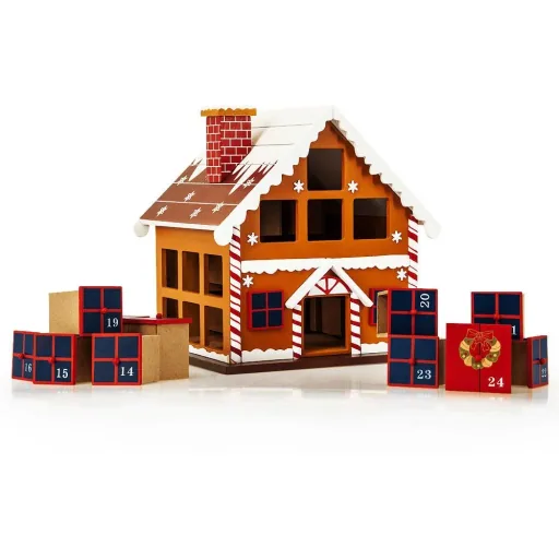 Advent calendar as a winter house - refillable & reusable