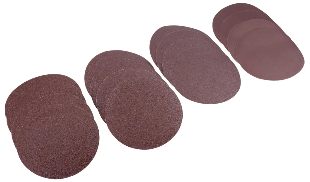 Sandpaper set Ø 80 mm - 20 pieces