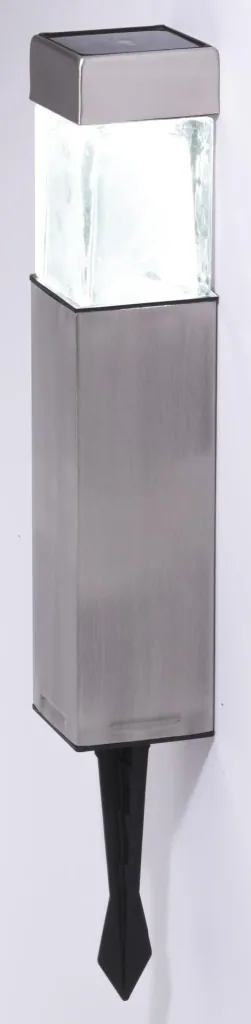 Solar stainless steel lights – 4 pieces