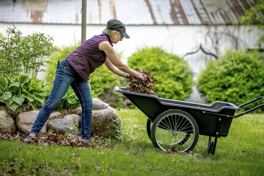 Wheelbarrow Premium 283L 74×165×74 cm Black – 181 kg Load Capacity, Solid Rubber Wheels