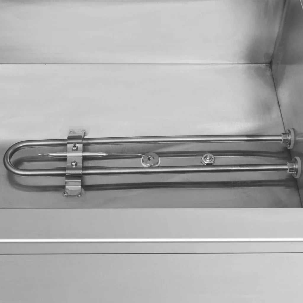 Bain-Marie food warmer with 4 GN 1/2 trays made of stainless steel