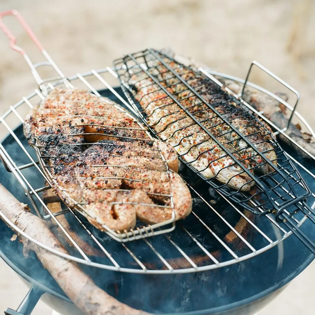 5 pieces Ecogrill size XL 24x24cm - ecological disposable grill / environmentally friendly disposable grill - single use
