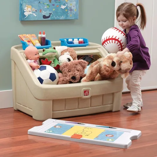 2-in-1 Toy Box & Art Cover