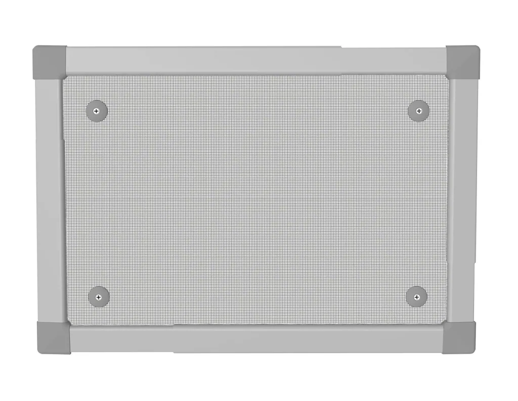 Light well cover telescopic 60 x 120 cm, grey