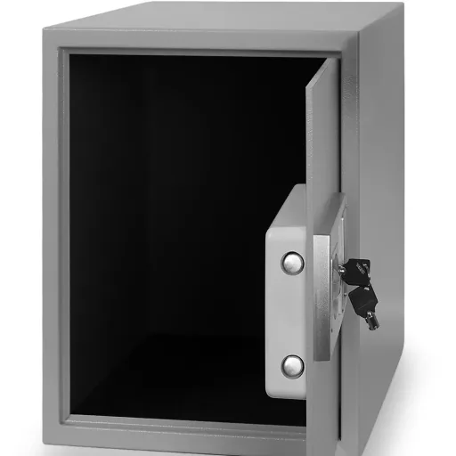 Electric document safe 35 x 40 x 40cm grey