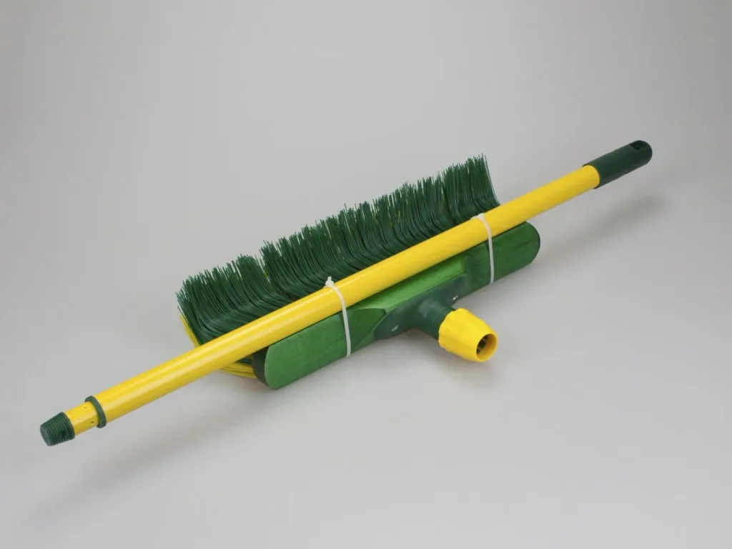 Claw broom with telescopic handle, 40 cm wide