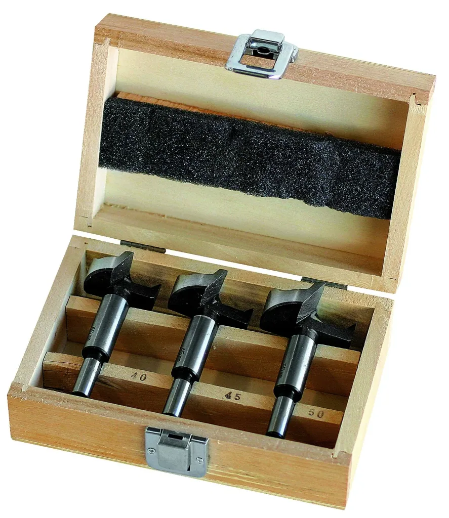 Forstner bit set, 3-piece 40 - 50 mm