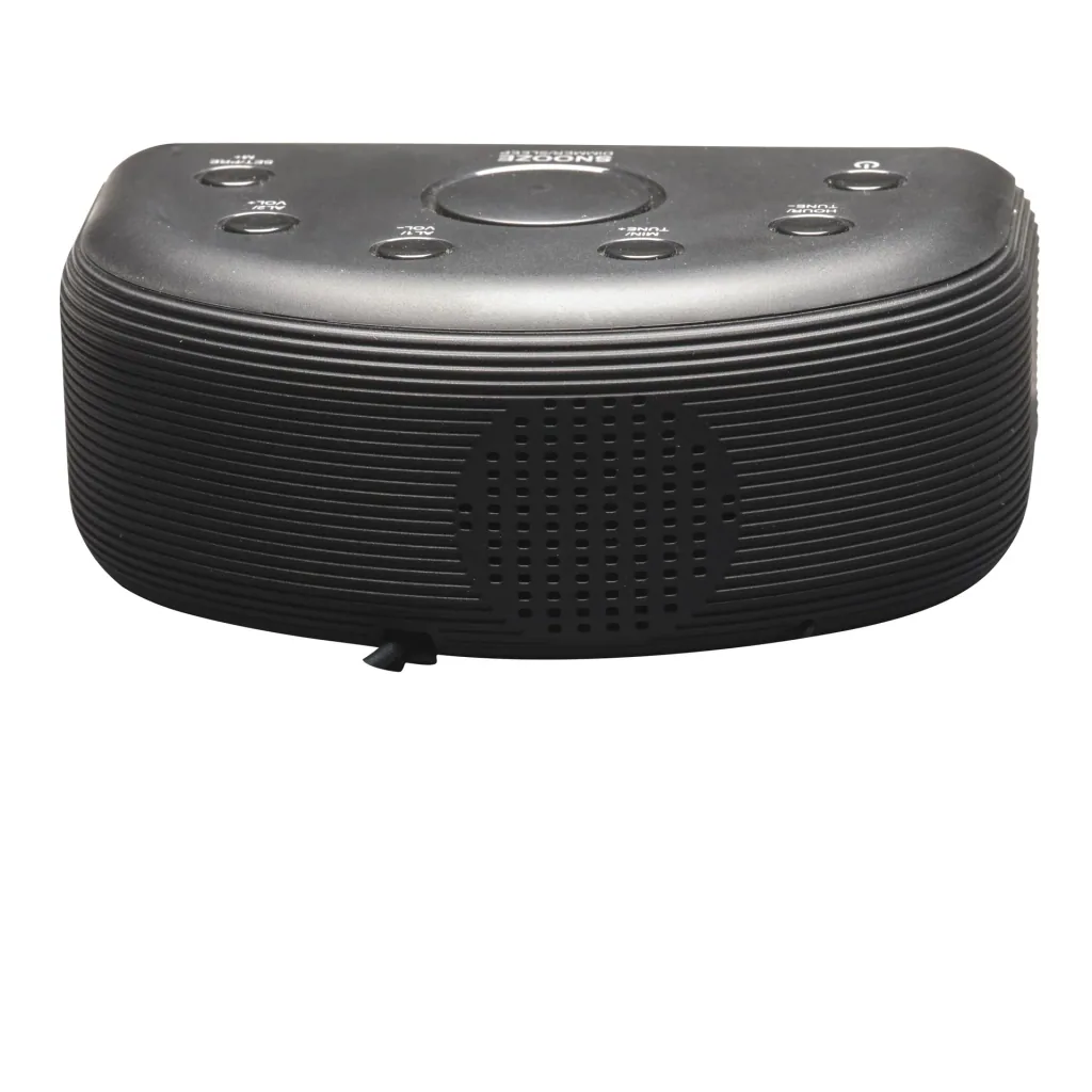 Radio alarm clock with dual alarm