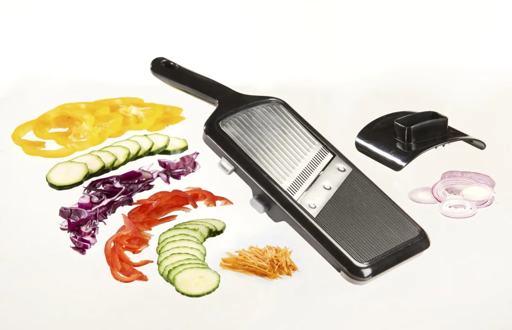 Vegetable slicer, julienne, small, black/silver