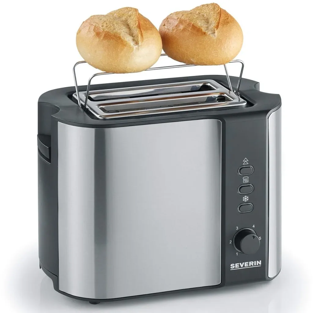 Toaster - 800 Watt - Silber