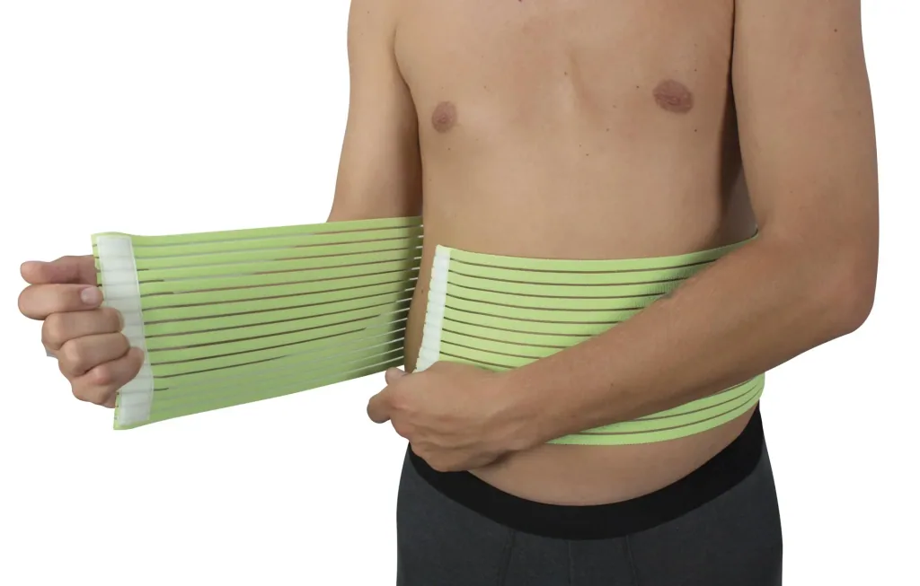 Power belt made from recycled plastic