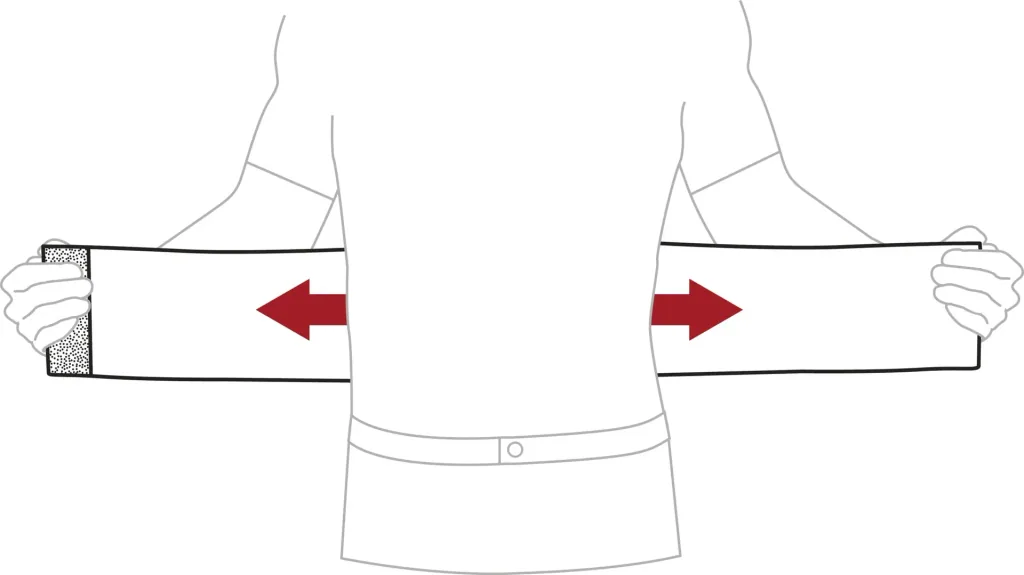 Power belt made from recycled plastic