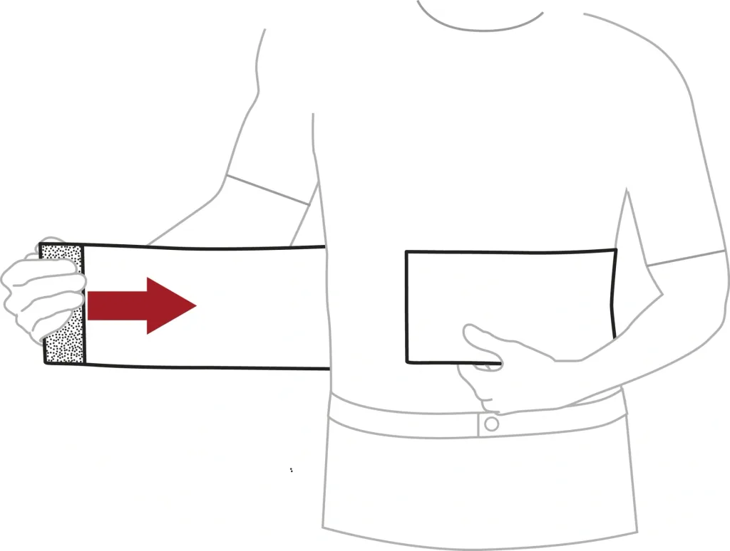 Power belt made from recycled plastic