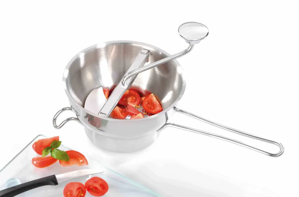 Food mill "FLOTTE LOTTE", multifunctional with 2 perforated discs