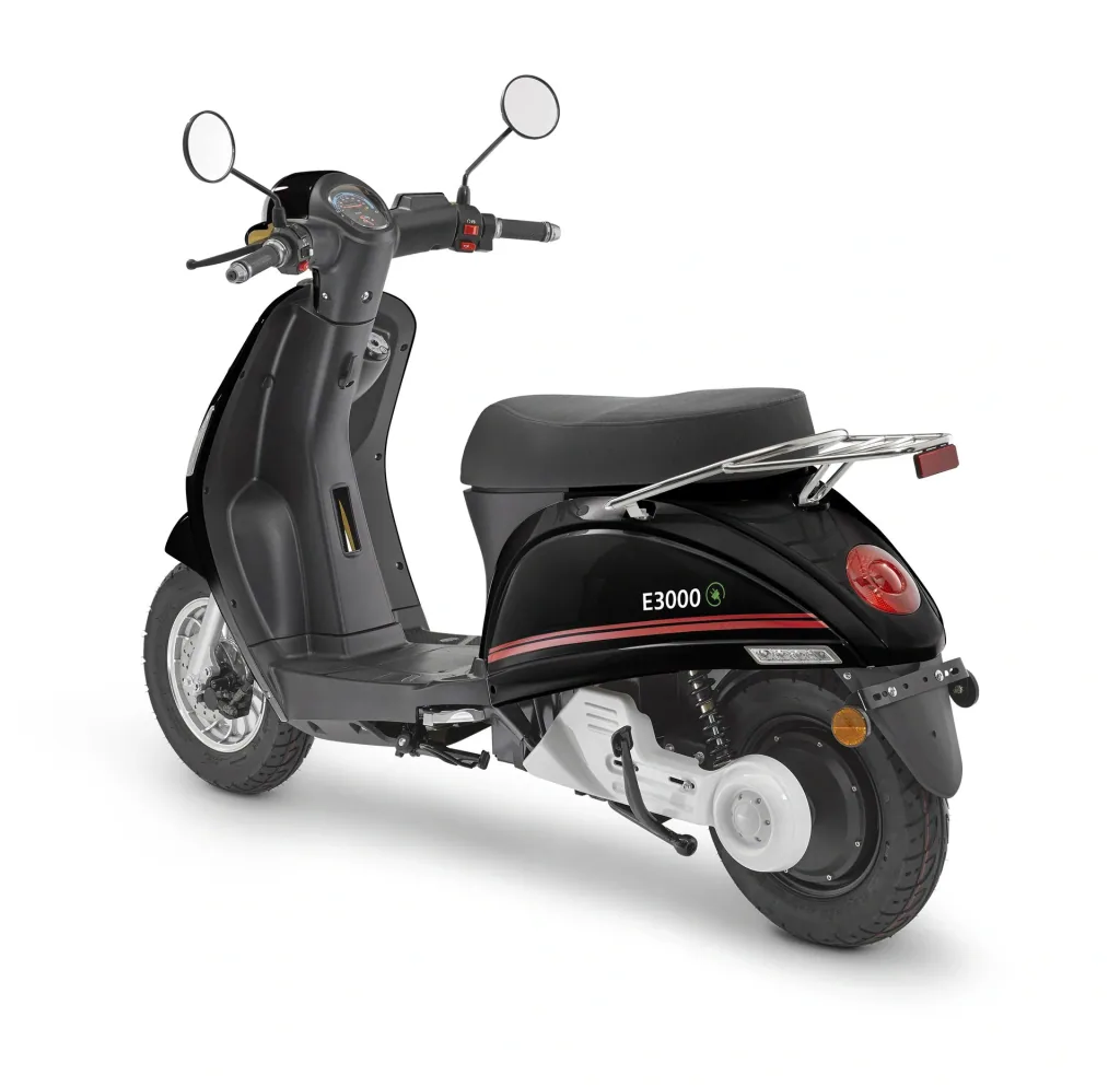 E-scooter Luxxon E3000, 45 km/h (moped class), black