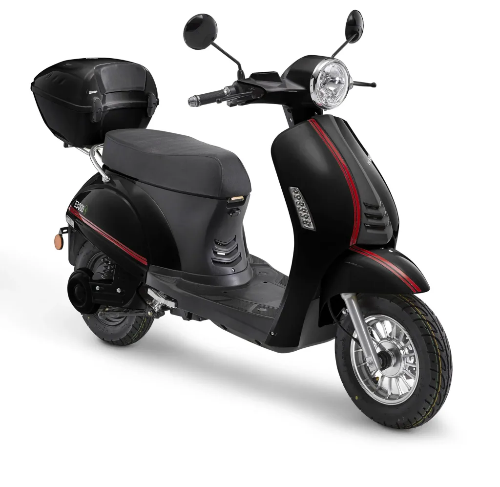 E-scooter Luxxon E3000, 45 km/h (moped class), black