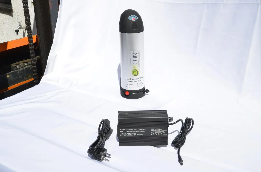 Lithium Ion Battery 36 Volt 10 Ah BOTTLE E-Bike E-FUN