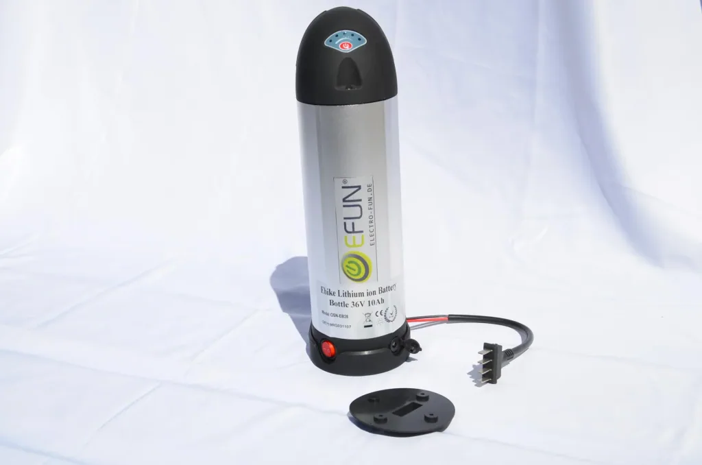 Lithium Ion Battery 36 Volt 10 Ah BOTTLE E-Bike E-FUN