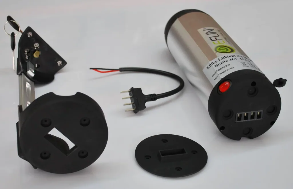 Lithium Ion Battery 36 Volt 10 Ah BOTTLE E-Bike E-FUN