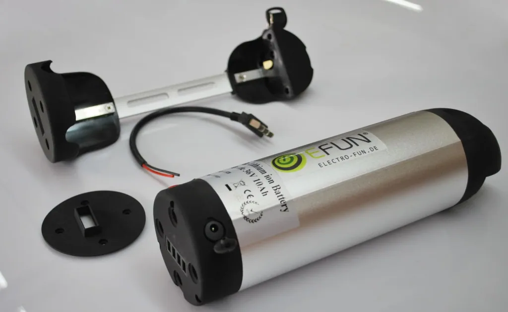 Lithium Ion Battery 36 Volt 10 Ah BOTTLE E-Bike E-FUN