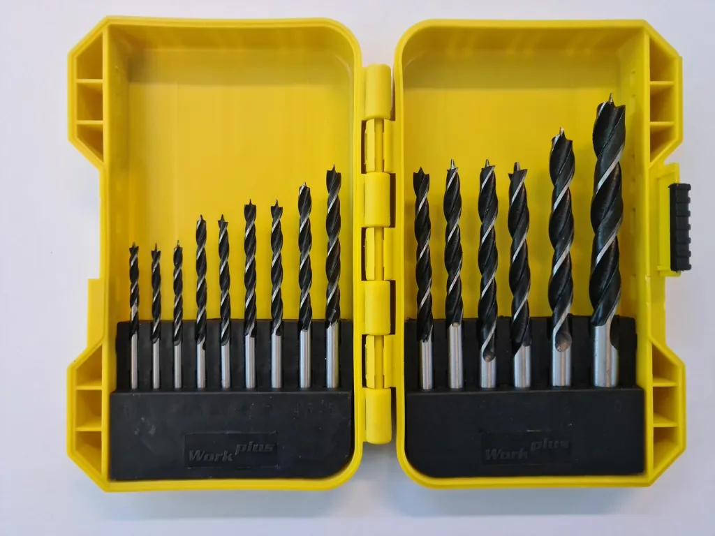Wood drill bit set 15-piece (3 - 10 mm)