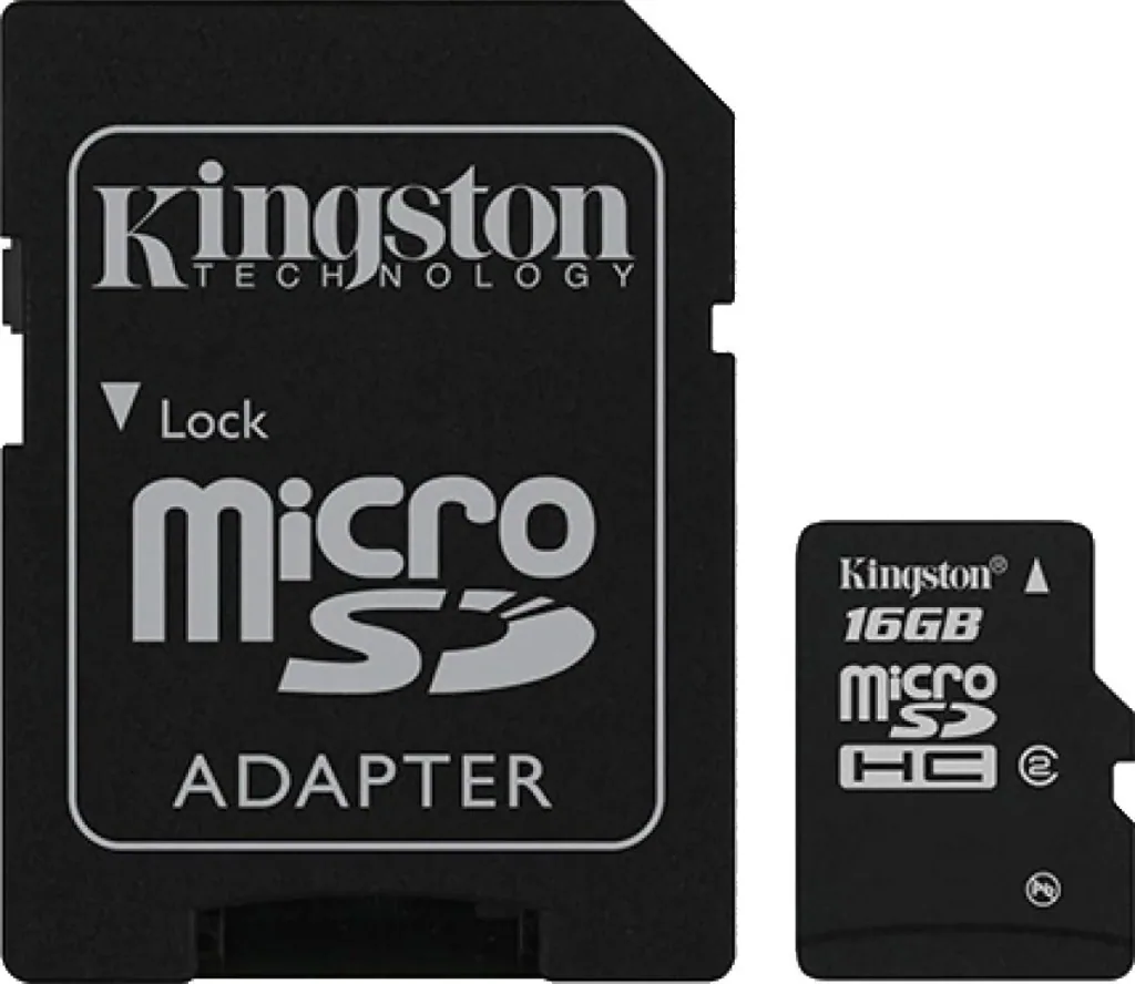 16 GB Micro SD card with adapter