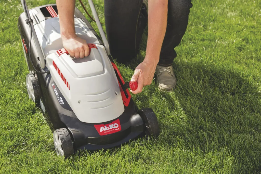 Electric lawn mower "34 E Comfort"