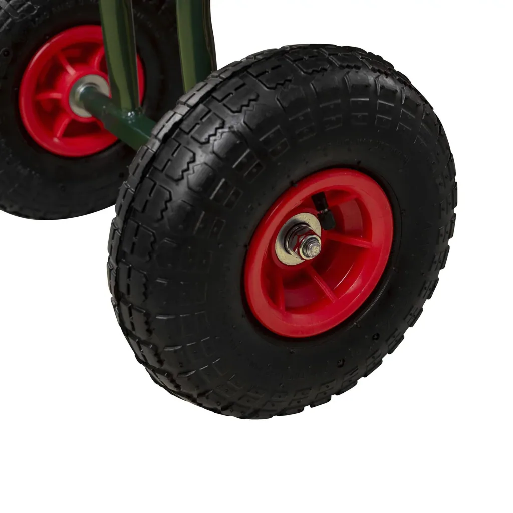 Outdoor rolling seat “Deluxe” with protective cover