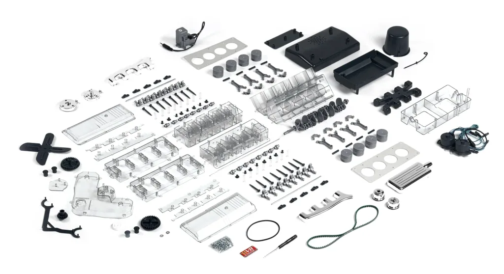The large V8 engine technology kit