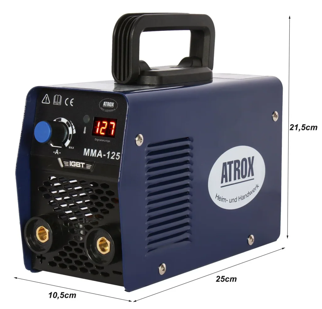 Inverter electrode welding machine including 4-piece accessory set