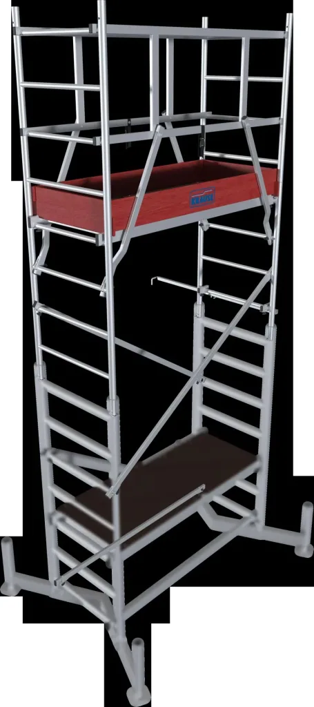 MONTO ClimTec aluminum scaffolding, 1st extension, working height approx. 5 m
