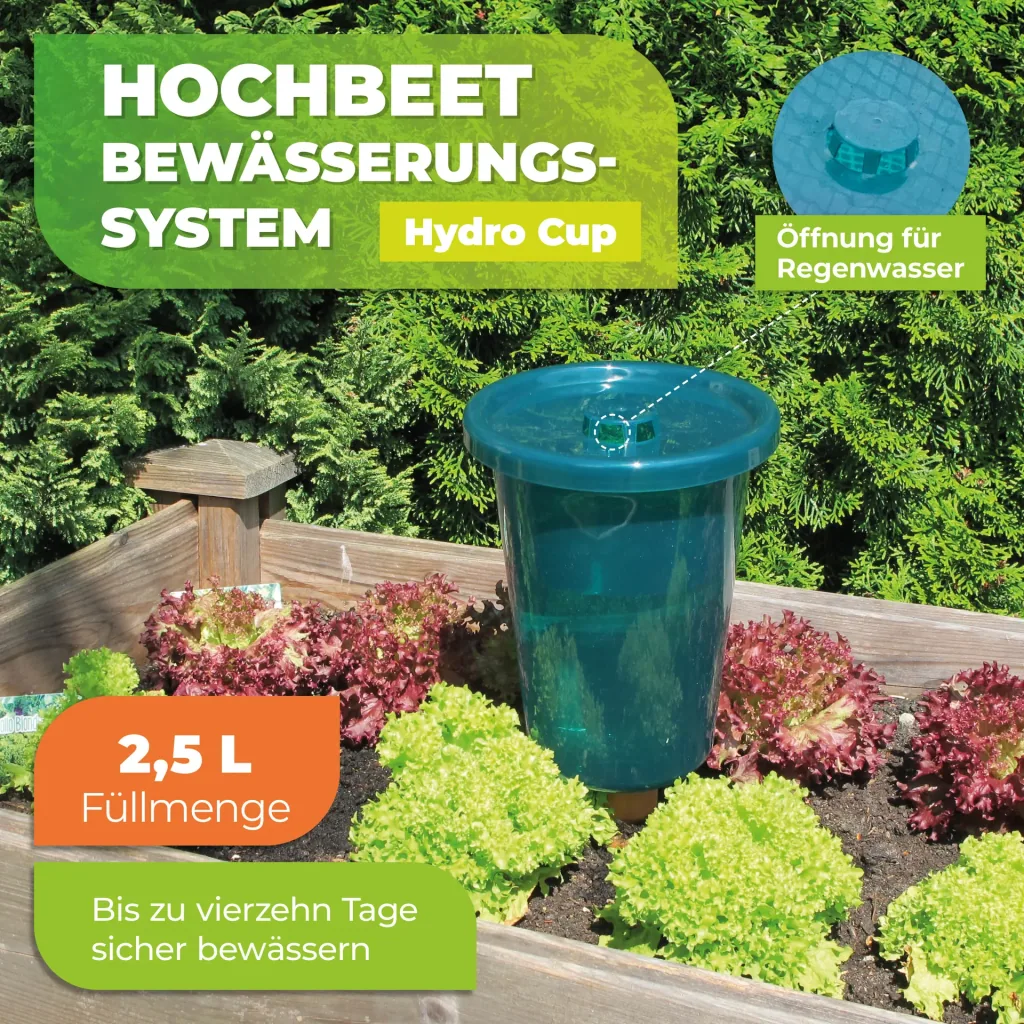 Watering cones including cup "Hydro Cup" set of 4