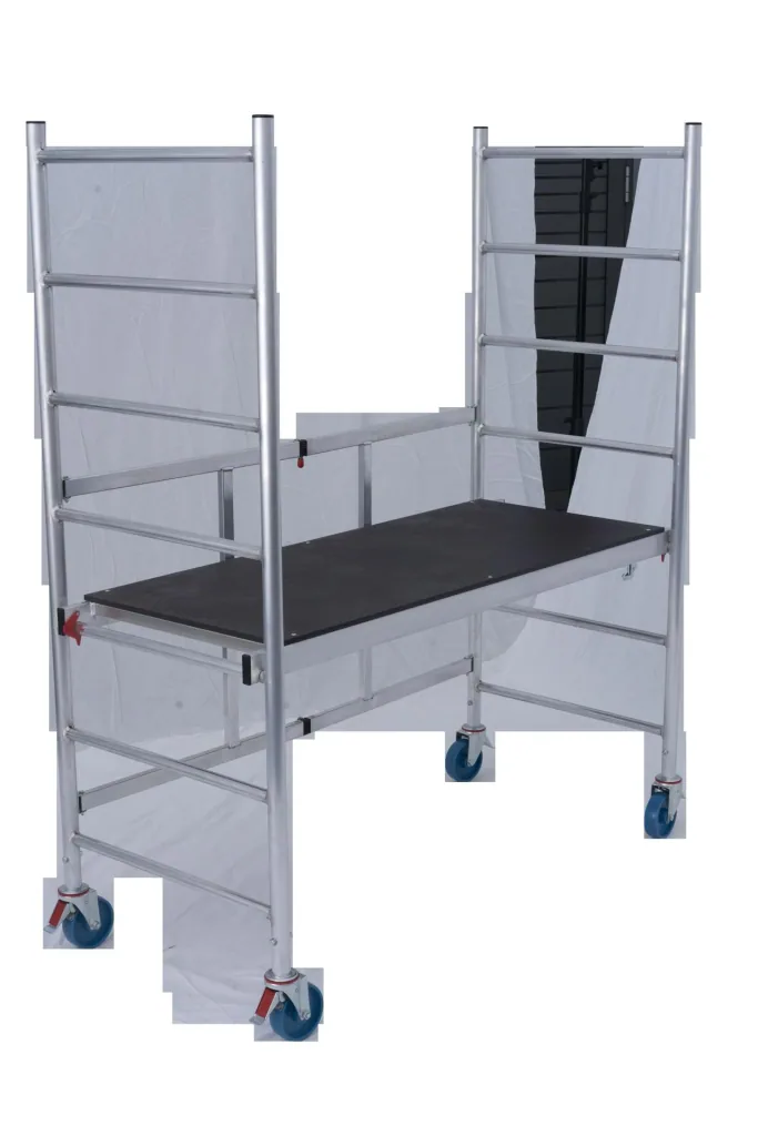RollTec folding scaffold, working height up to 2.90m