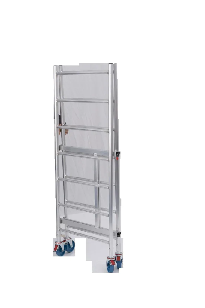 RollTec folding scaffold, working height up to 2.90m