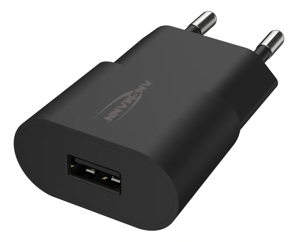 USB charging adapter with 1 USB 2.0 socket Type A, 1000 mA