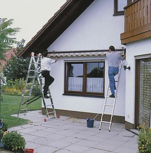 Tribilo multi-purpose ladder, 3-part, 3 x 9 rungs